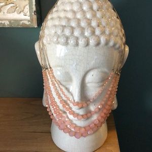 LOFT Peach Multi Strand Necklace